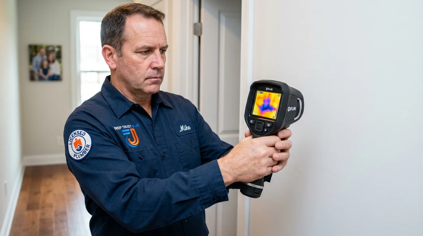 Thermal imaging leak detection by Johns Plumbing LLC in National Park